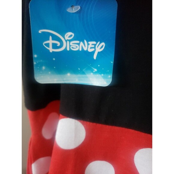 Disney Minnie Mouse Dress Big Girls Medium 7/9 Red Polka Dot Pockets NWT - Picture 7 of 7
